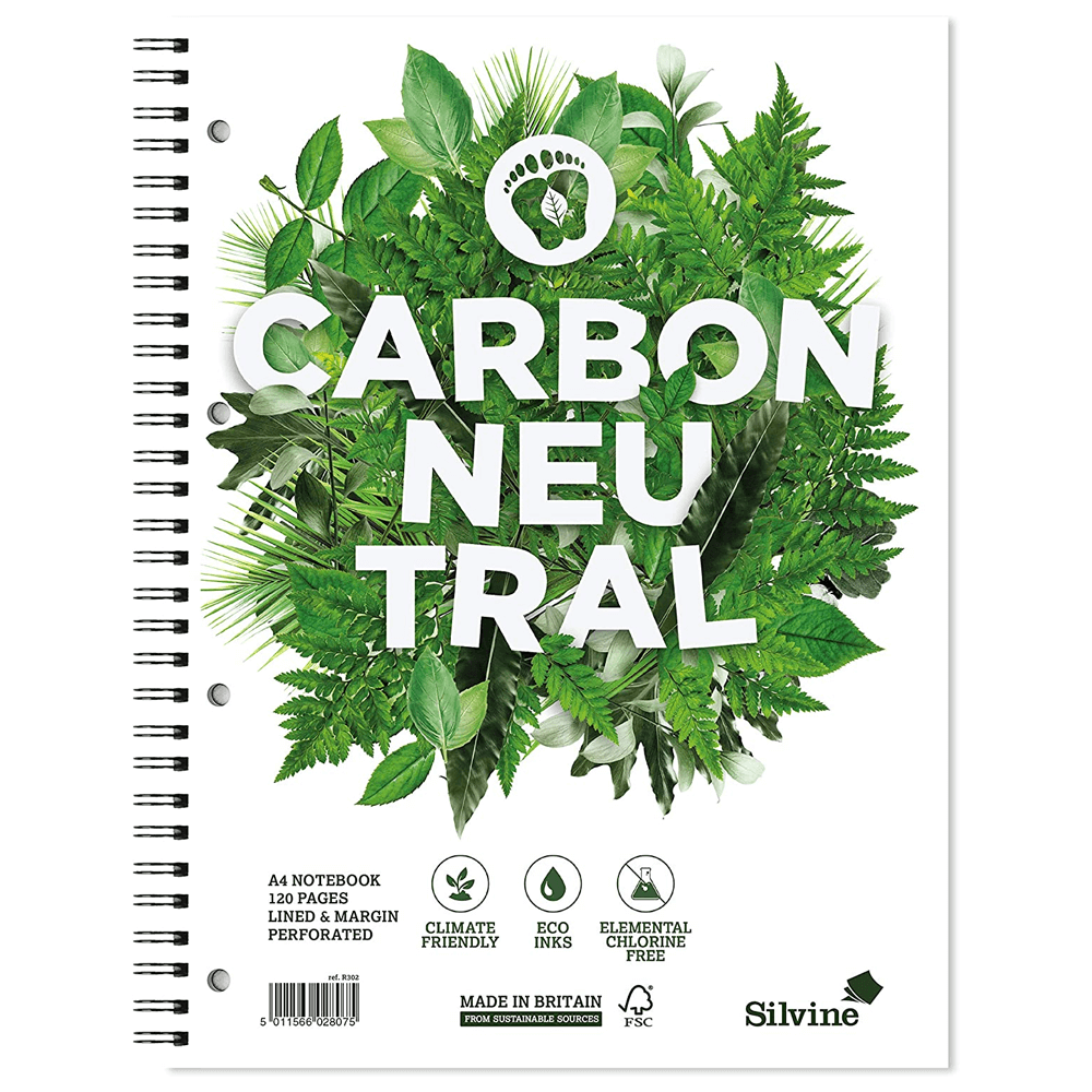 Silvine Carbon Neutral Premium Lined Wirebound Notebook